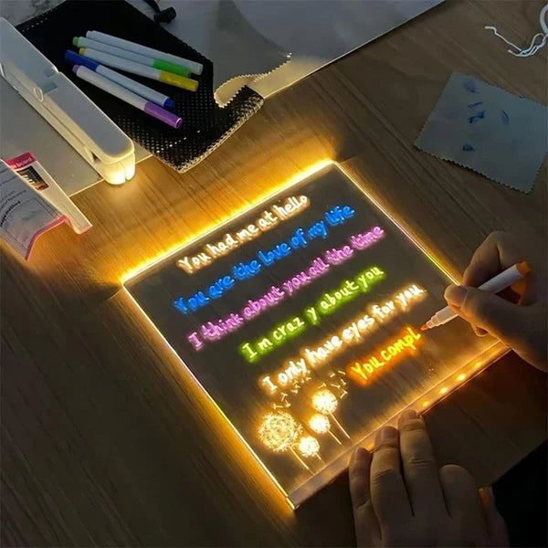 GlowWrite | LED-Acrylplatt