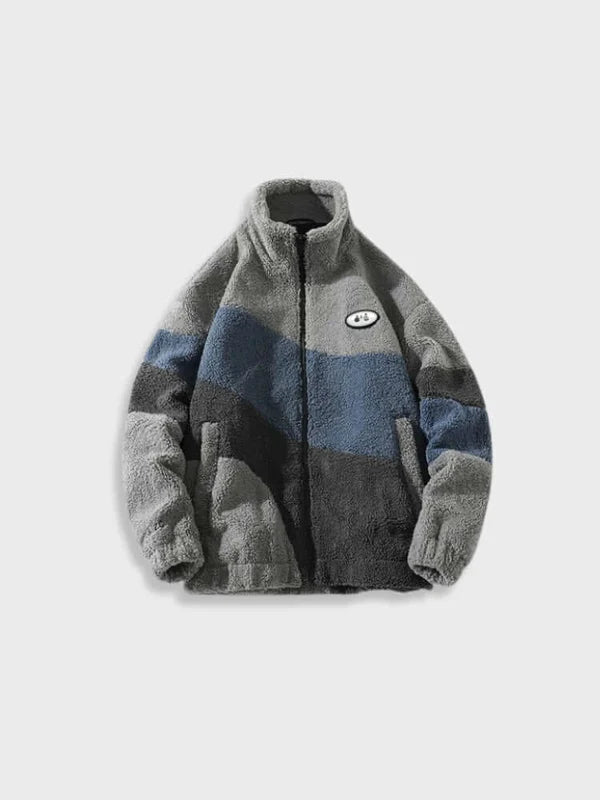 Raven | Retro Fleece Jacke