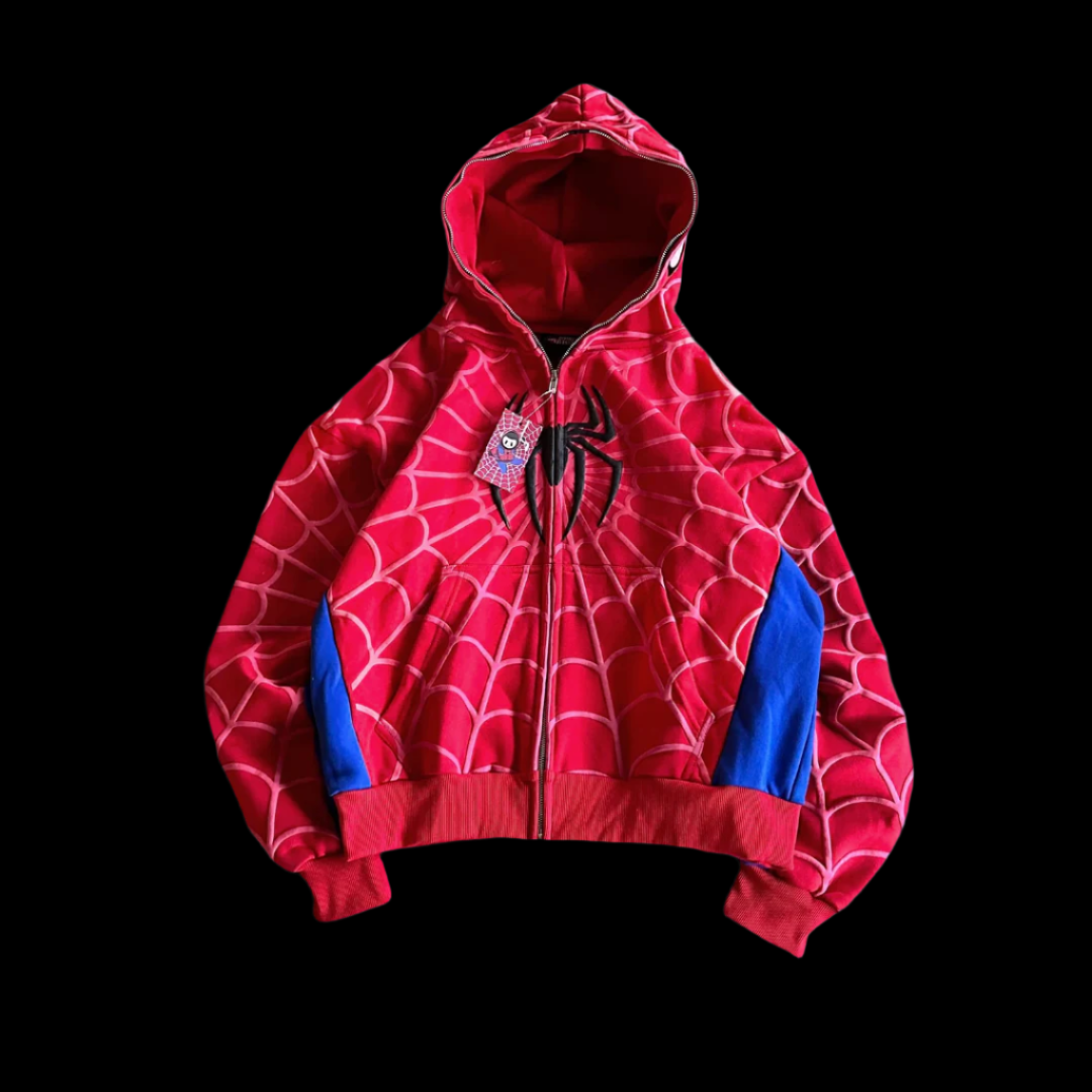 WebZip | Einzigartige Spidey Zip-Up Hoodie